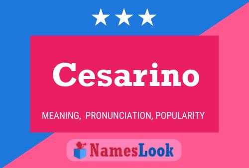 ملصق اسم Cesarino