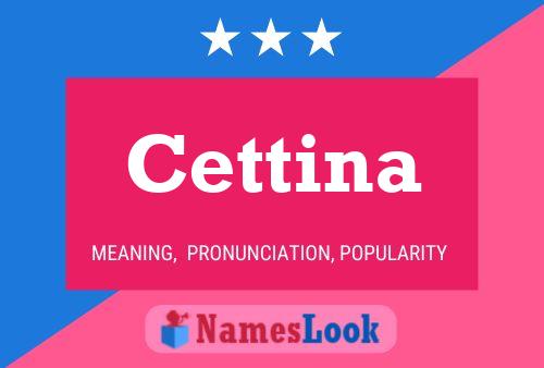 ملصق اسم Cettina