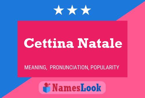 ملصق اسم Cettina Natale