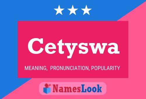 ملصق اسم Cetyswa