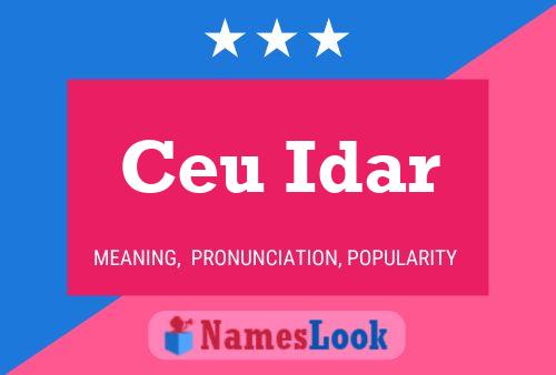 ملصق اسم Ceu Idar