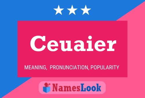 ملصق اسم Ceuaier