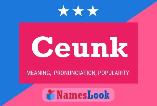 ملصق اسم Ceunk