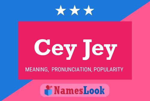 ملصق اسم Cey Jey