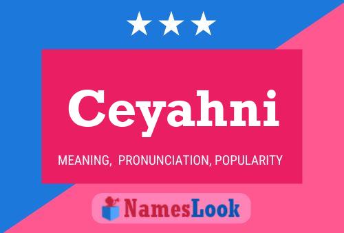 ملصق اسم Ceyahni