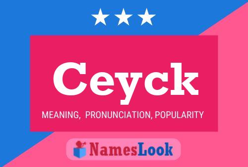 ملصق اسم Ceyck