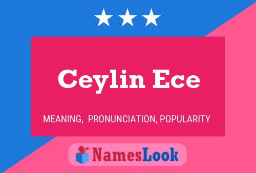 ملصق اسم Ceylin Ece