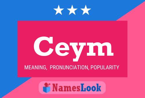 ملصق اسم Ceym