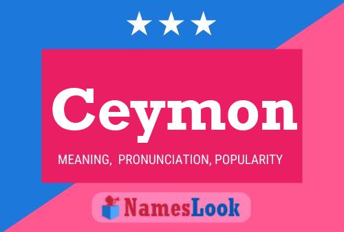 ملصق اسم Ceymon