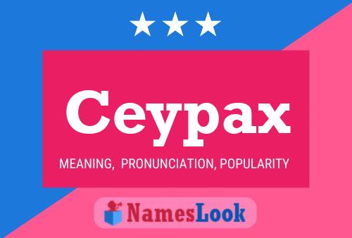 ملصق اسم Ceypax