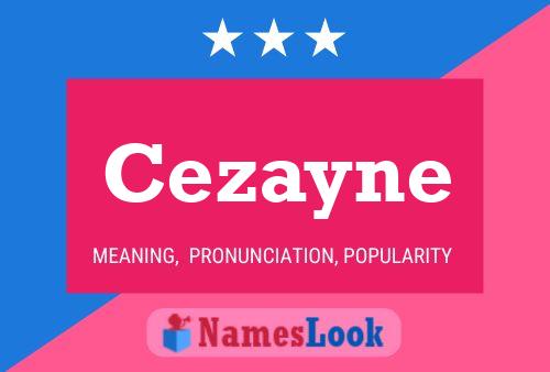 ملصق اسم Cezayne