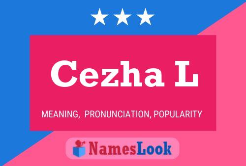 ملصق اسم Cezha L