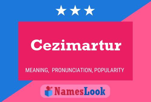 ملصق اسم Cezimartur