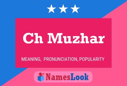 ملصق اسم Ch Muzhar