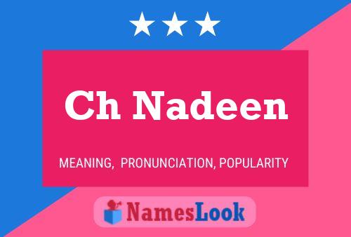 ملصق اسم Ch Nadeen