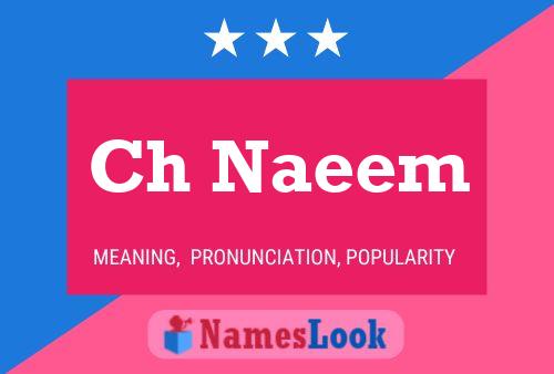 ملصق اسم Ch Naeem