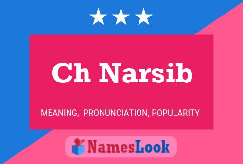 ملصق اسم Ch Narsib