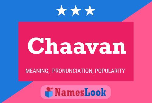 ملصق اسم Chaavan