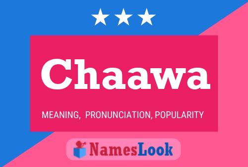 ملصق اسم Chaawa