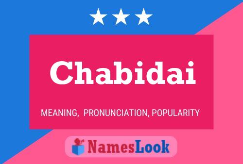 ملصق اسم Chabidai