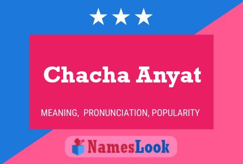 ملصق اسم Chacha Anyat