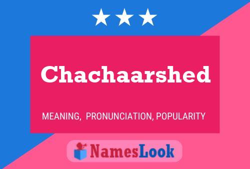 ملصق اسم Chachaarshed