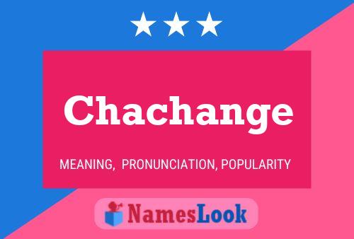 ملصق اسم Chachange