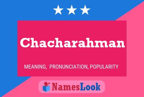 ملصق اسم Chacharahman