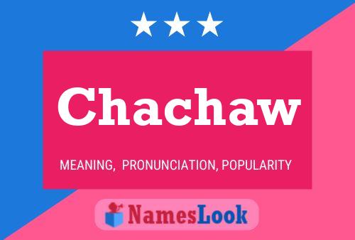 ملصق اسم Chachaw