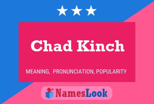 ملصق اسم Chad Kinch