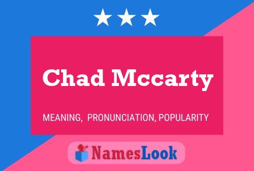 ملصق اسم Chad Mccarty