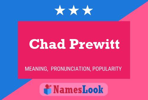 ملصق اسم Chad Prewitt