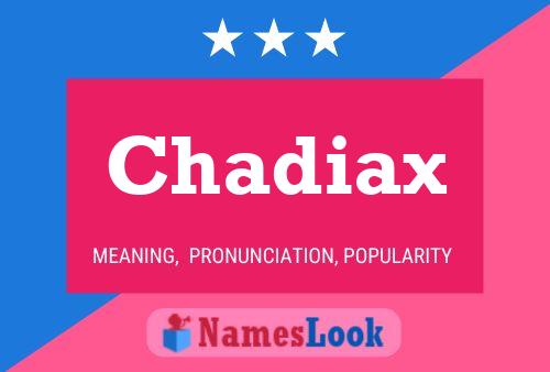 ملصق اسم Chadiax