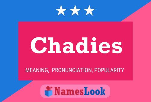 ملصق اسم Chadies