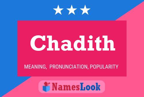 ملصق اسم Chadith