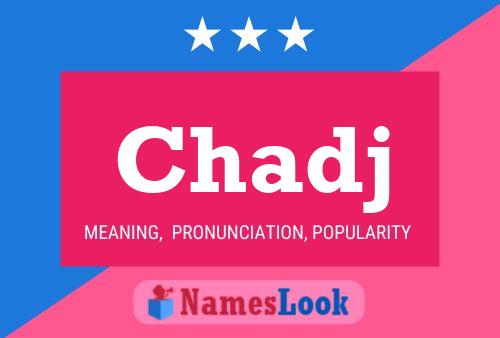 ملصق اسم Chadj