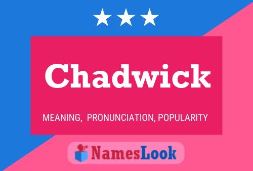 ملصق اسم Chadwick