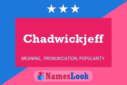 ملصق اسم Chadwickjeff