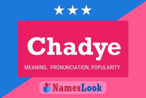 ملصق اسم Chadye