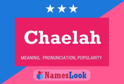 ملصق اسم Chaelah