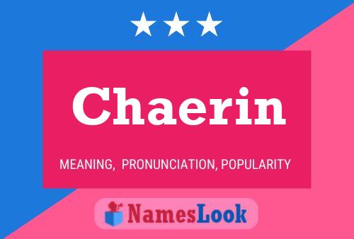 ملصق اسم Chaerin