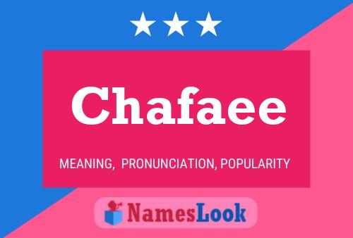 ملصق اسم Chafaee