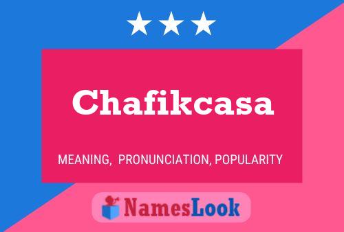 ملصق اسم Chafikcasa