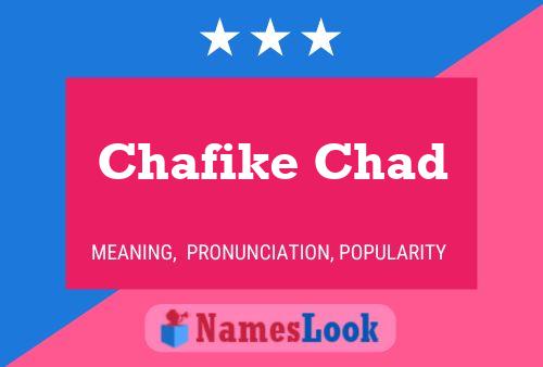 ملصق اسم Chafike Chad