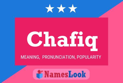 ملصق اسم Chafiq