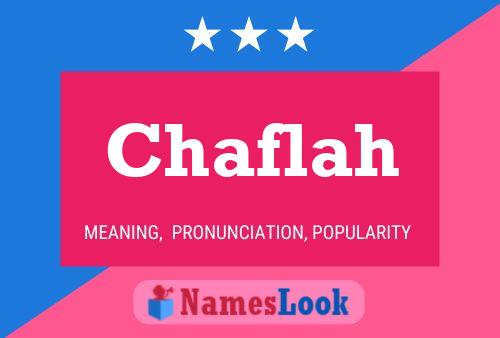 ملصق اسم Chaflah