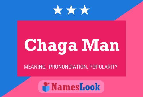 ملصق اسم Chaga Man