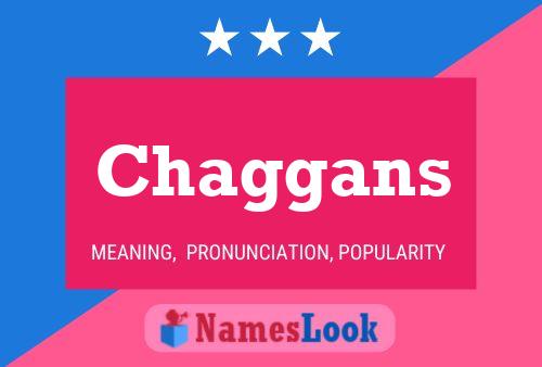 ملصق اسم Chaggans