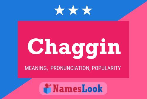 ملصق اسم Chaggin