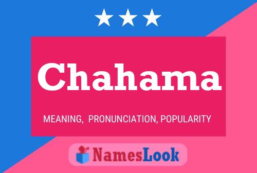 ملصق اسم Chahama